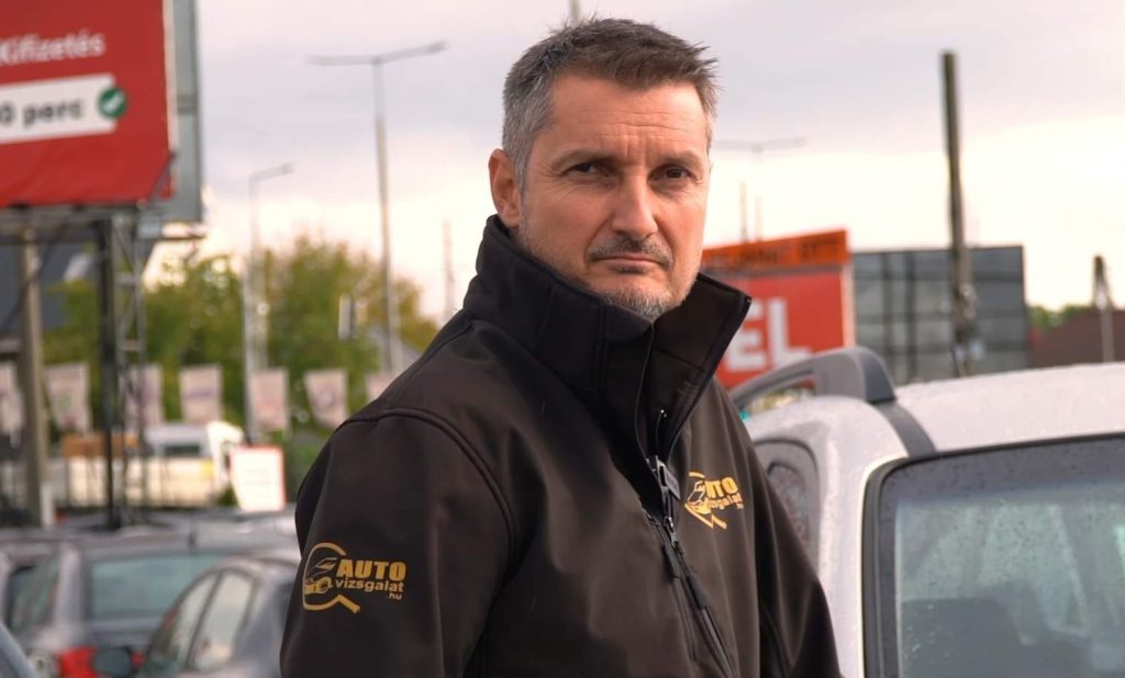 Varga Tibor, az Autóvizsgálat.hu alapítója.