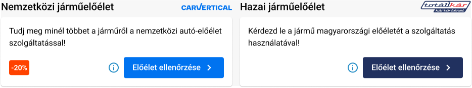 Hazai és nemzetközi járműelőélet-lekérdezés a Használtautó.hu-n.