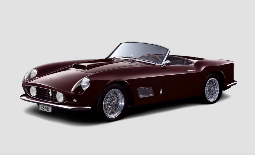 Bordó Ferrari California Spider